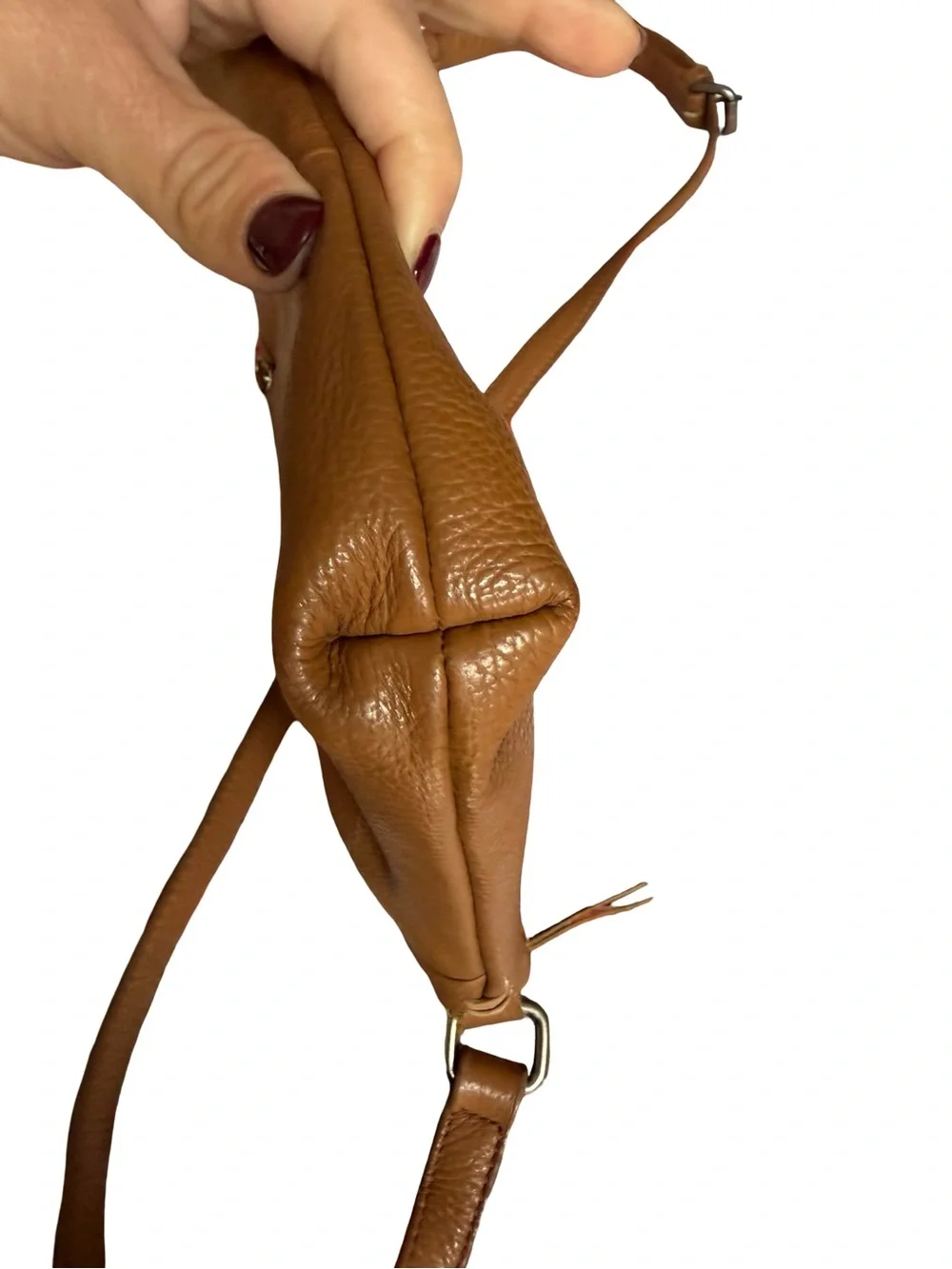 Lucky Brand Cognac Leather Crossbody Bag